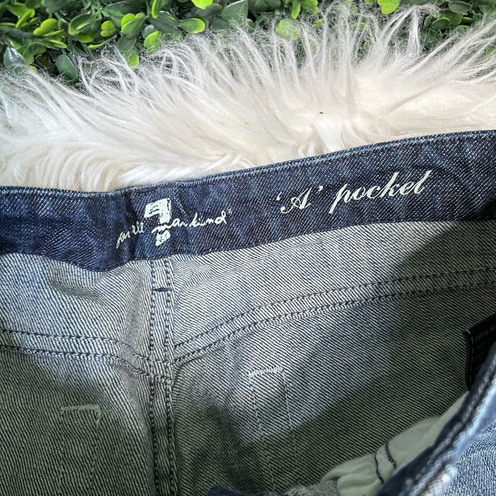 7 For All Mankind Blue Flare &‎ Wide Leg Jeans A pocket - Picture 5 of 7